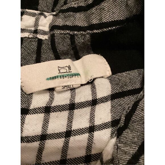 Thread & Supply Plaid Button Down Shirt Long Sleeve Casual Everyday - Picture 5 of 9